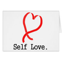 Self Love White cards