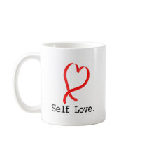 Self Love White mugs