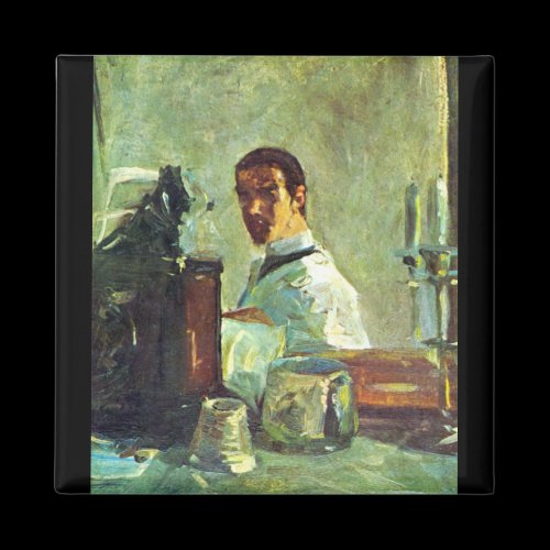 Self Portrai looking in a Mirror -Toulouse-Lautrec Magnets