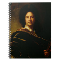 Self Portrait, 1716 (oil on canvas) Notebook