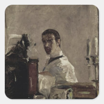 Self Portrait, 1880 Stickers