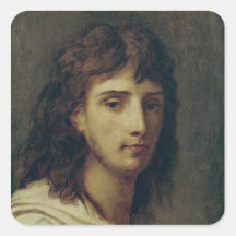 Self Portrait 3 Square Sticker