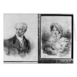 Self portrait and portrait of Princess Greeting Cards