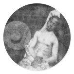 Self Portrait as a Drowned Man ~ 1840 Round Sticker