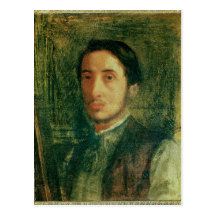 Self Portrait as a Young Man Post Card