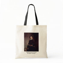 Self Portrait At 69 Years, By Hayez Francesco Canvas Bags