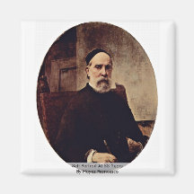 Self Portrait At 88 Years By Hayez Francesco Magnet