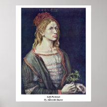 Self-Portrait By Albrecht Durer Posters