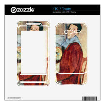 Self Portrait by Amedeo Modigliani HTC 7 Trophy Decals