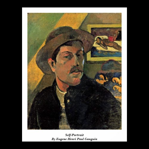 Self-Portrait By Eugene Henri Paul Gauguin Print