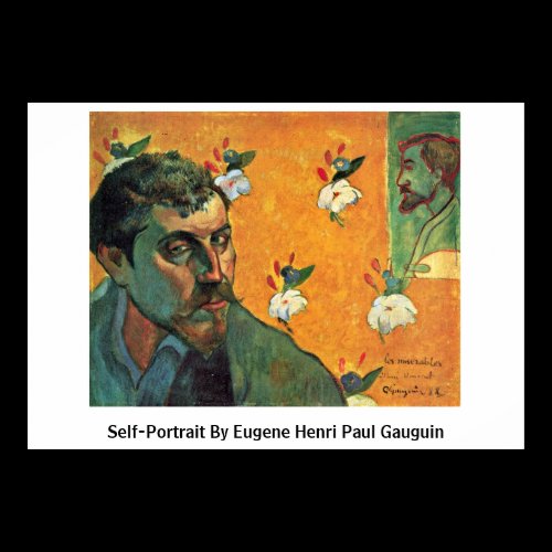 Self-Portrait By Eugene Henri Paul Gauguin Posters