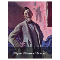 Self-Portrait By Habermann Hugo Von (Best Quality) Full Color Flyer
