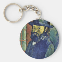 Self-Portrait By Paul Cézanne (Best Quality) Keychain