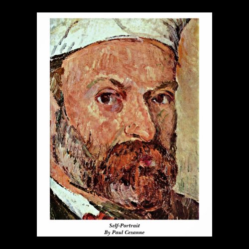 Self-Portrait By Paul Cezanne Poster