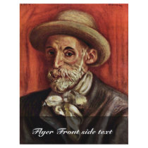 Self-Portrait By Pierre-Auguste Renoir Custom Flyer