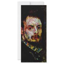 Self-Portrait By Pierre-Auguste Renoir Custom Rack Card