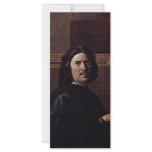 Self-Portrait,  By Poussin Nicolas (Best Quality) Rack Card
