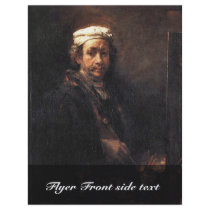 Self-Portrait By Rembrandt Harmensz. Van Rijn Personalized Flyer