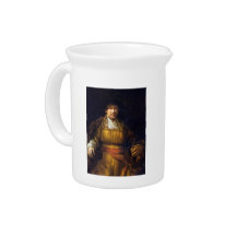 Self-Portrait by Rembrandt Harmenszoon van Rijn Drink Pitchers