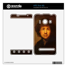 Self-Portrait by Rembrandt Harmenszoon van Rijn HTC Evo 4G Decals