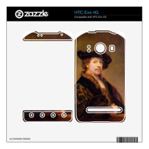 Self-Portrait by Rembrandt Harmenszoon van Rijn HTC Evo 4G Skins