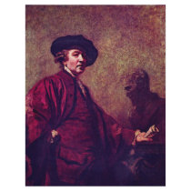 Self-Portrait By Reynolds Sir Joshua Letterhead Design