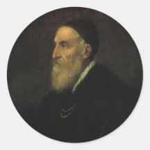 Self Portrait by Titian Sticker
