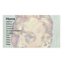 Self-Portrait By Vincent Van Gogh Business Card Template
