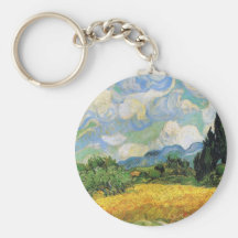 Self-Portrait by Vincent van Gogh Keychains