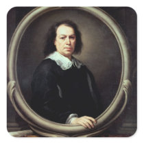 Self portrait, c.1670-73 square stickers