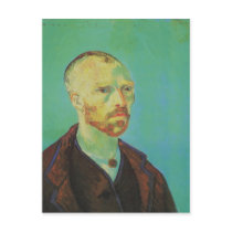 Self-Portrait for Paul Gauguin, Vincent van Gogh postcards by masterpiecesofart Self-Portrait for Paul Gauguin, Vincent van Gogh postcards