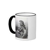 Self Portrait, frontispiece to his 'Book of Coffee Mug