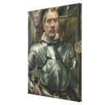 Self portrait in armour, 1914 canvas prints