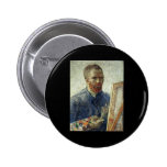 Self-Portrait in Front of the Easel Button