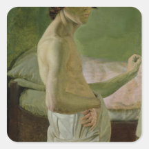 Self Portrait in front of the Easel, c.1828 Stickers