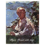 Self-Portrait In Front Of The Great Walchensee By Flyer Design