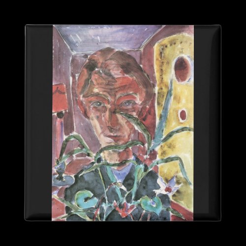 Self Portrait in Paris  by Walter Gramatte Magnet