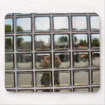 self portrait in squares mousepads by DonnaGrayson_Photos self portrait in squares mousepads