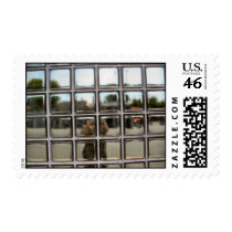 self portrait in squares postage by DonnaGrayson_Photos self portrait in squares postage