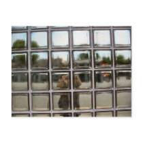 self portrait in squares postcards by DonnaGrayson_Photos self portrait in squares postcards