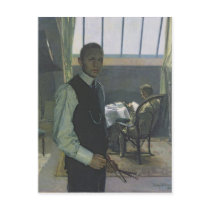 Self Portrait in the Studio, 1904 Post Cards