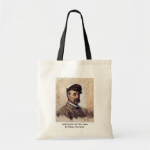 Self-Portrait Of Fifty Years By Fattori Giovanni Tote Bag