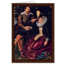 Self-Portrait Of The Painter And His Wife Isabella Cards