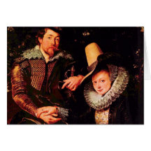 Self-portrait of the Rubens and his wife, Isabella Cards