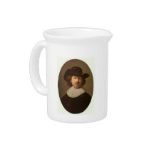 Self-Portrait Oval, by Rembrandt Drink Pitcher