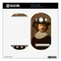 Self-Portrait Oval, by Rembrandt HTC Evo 4G Skins