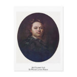 Self-Portrait Oval By Wenzel Lorenz Reiner Postcards