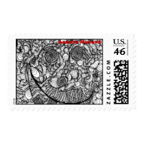 Self portrait postage stamps
