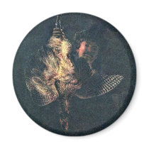 Self-Portrait With A Dead Bittern By Rembrandt Har Magnets