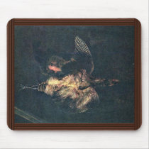 Self-Portrait With A Dead Bittern By Rembrandt Har Mousepads